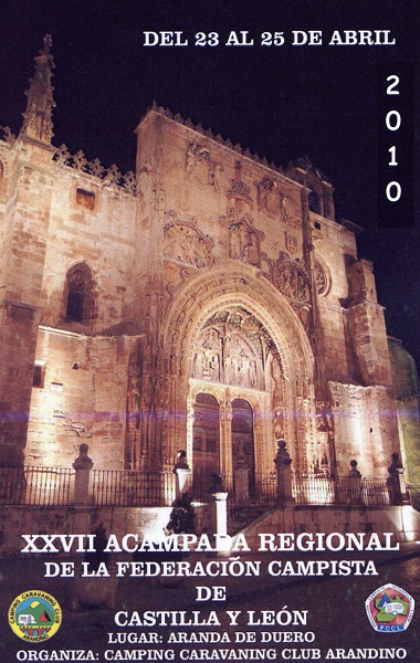 cartel campismo aranda duero 2010 camping